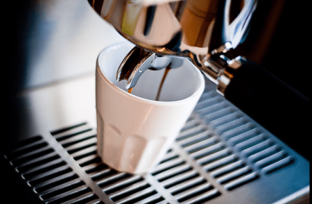 Espresso by Den late ku